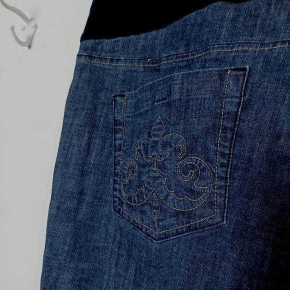 Lane Bryant Stretch Maternity Jeans 18 - Picture 7 of 9
